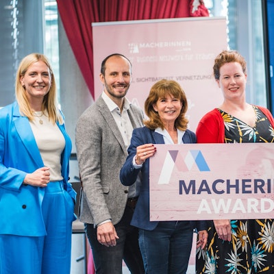 Sie freuen sich auf den neuen Award (v.l.): Marie-Christine Frank, Silvio Bernadowitz, Claudia Schall, Sarah Brasack, Isabella Neven Dumont und Cordula von Wysocki.