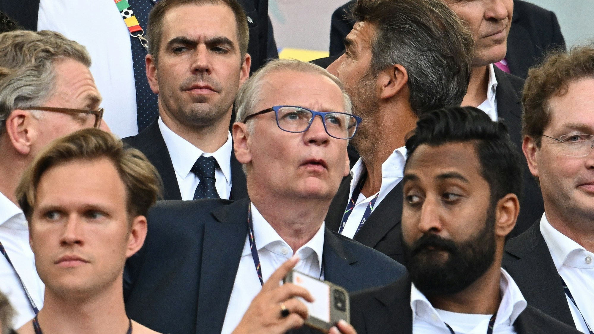 Günther Jauch im Stadion
