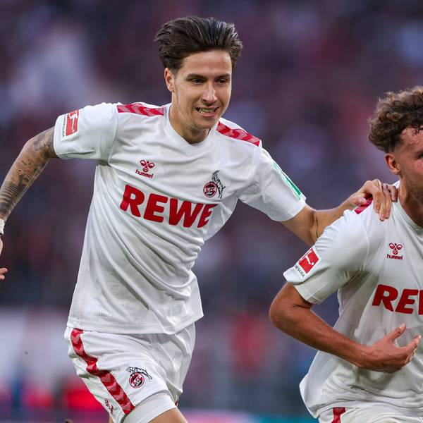 Jubel nach einem Tor: Luca Waldschmidt wird auch in der 2. Liga für den 1. FC Köln auf Torejagd gehen.