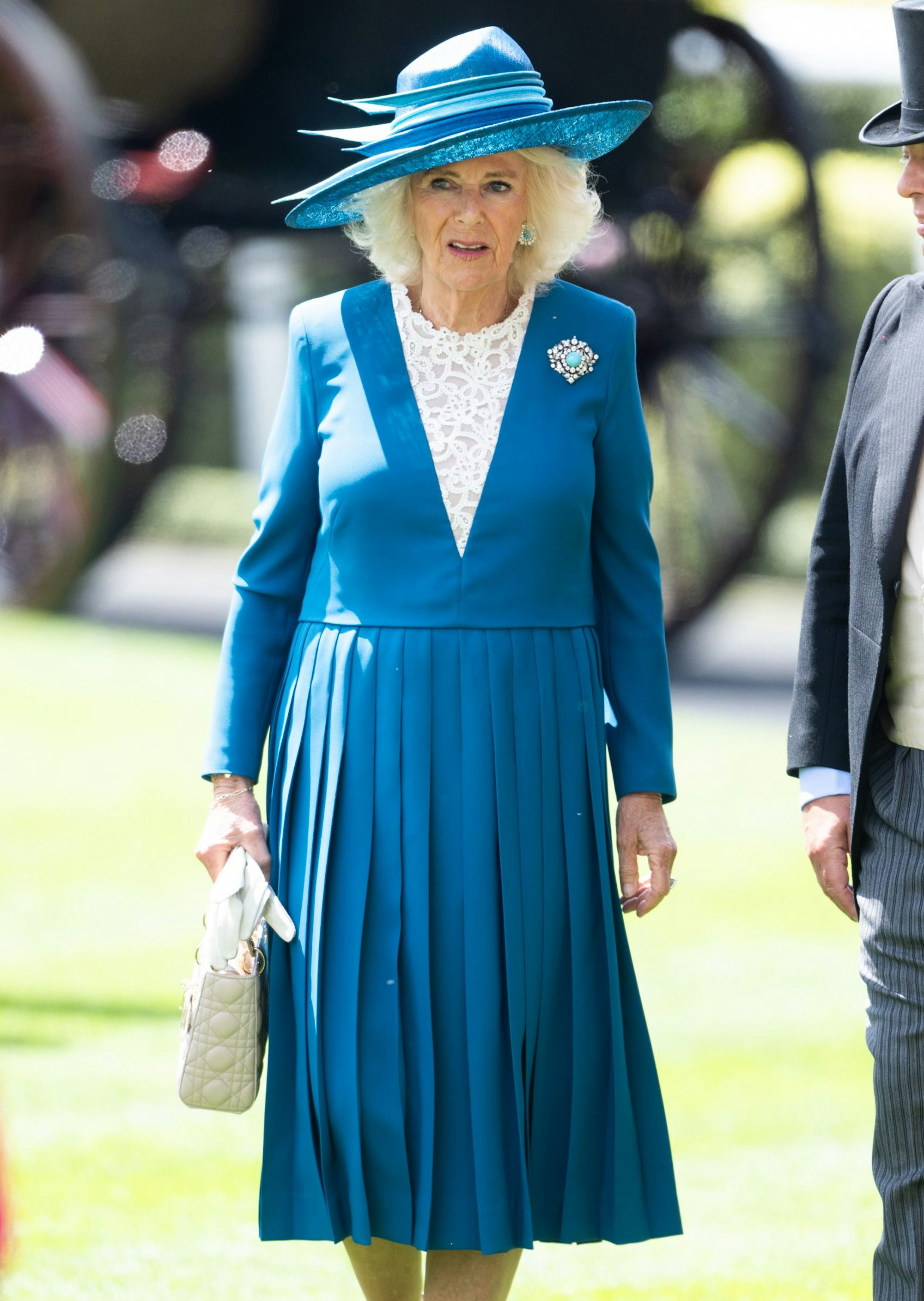 Königin Camilla in Dior.