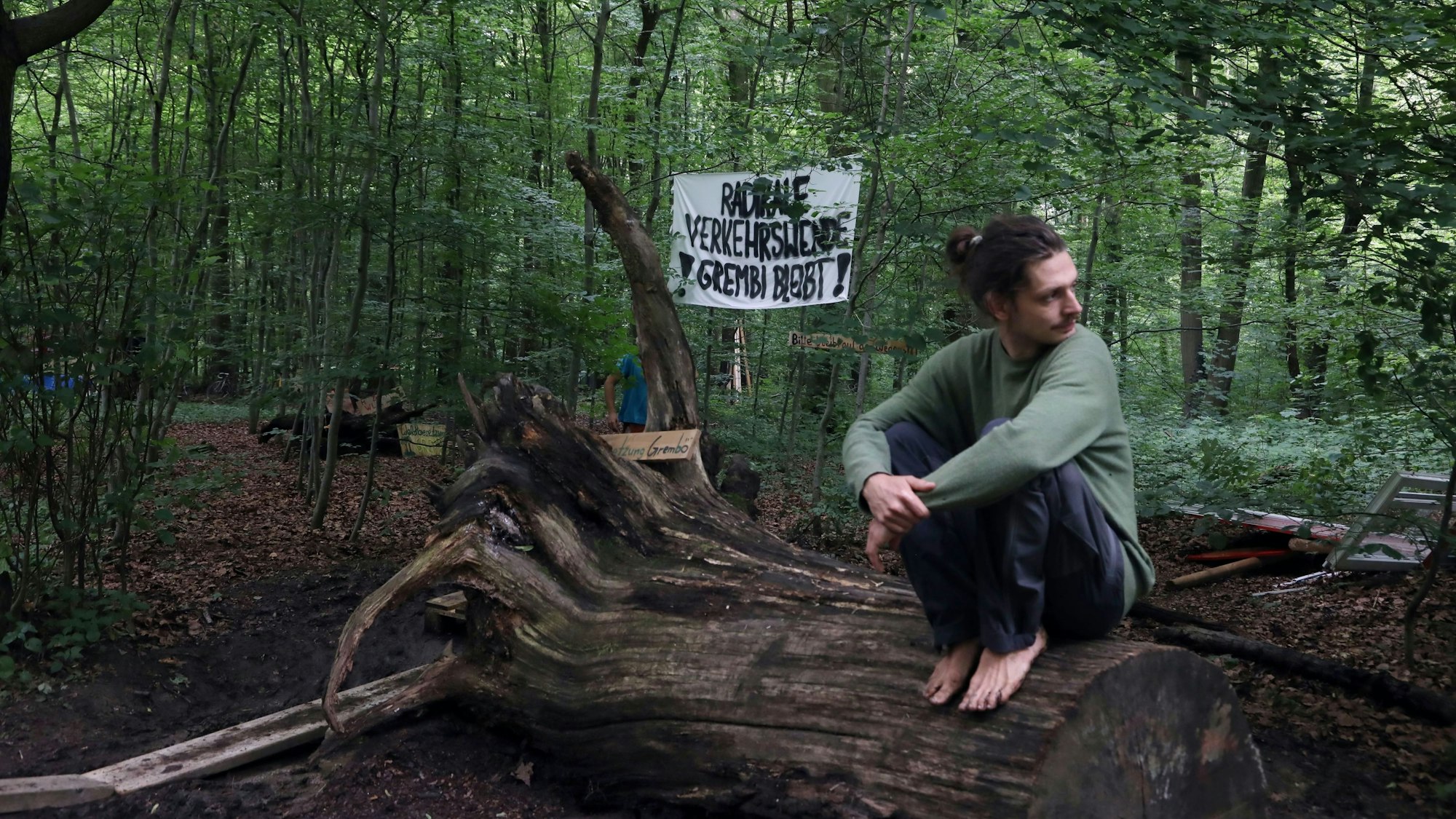 Umweltaktivisten hatten im Juni für knapp drei Wochen einen Teil des Gremberger Wäldchens besetzt.