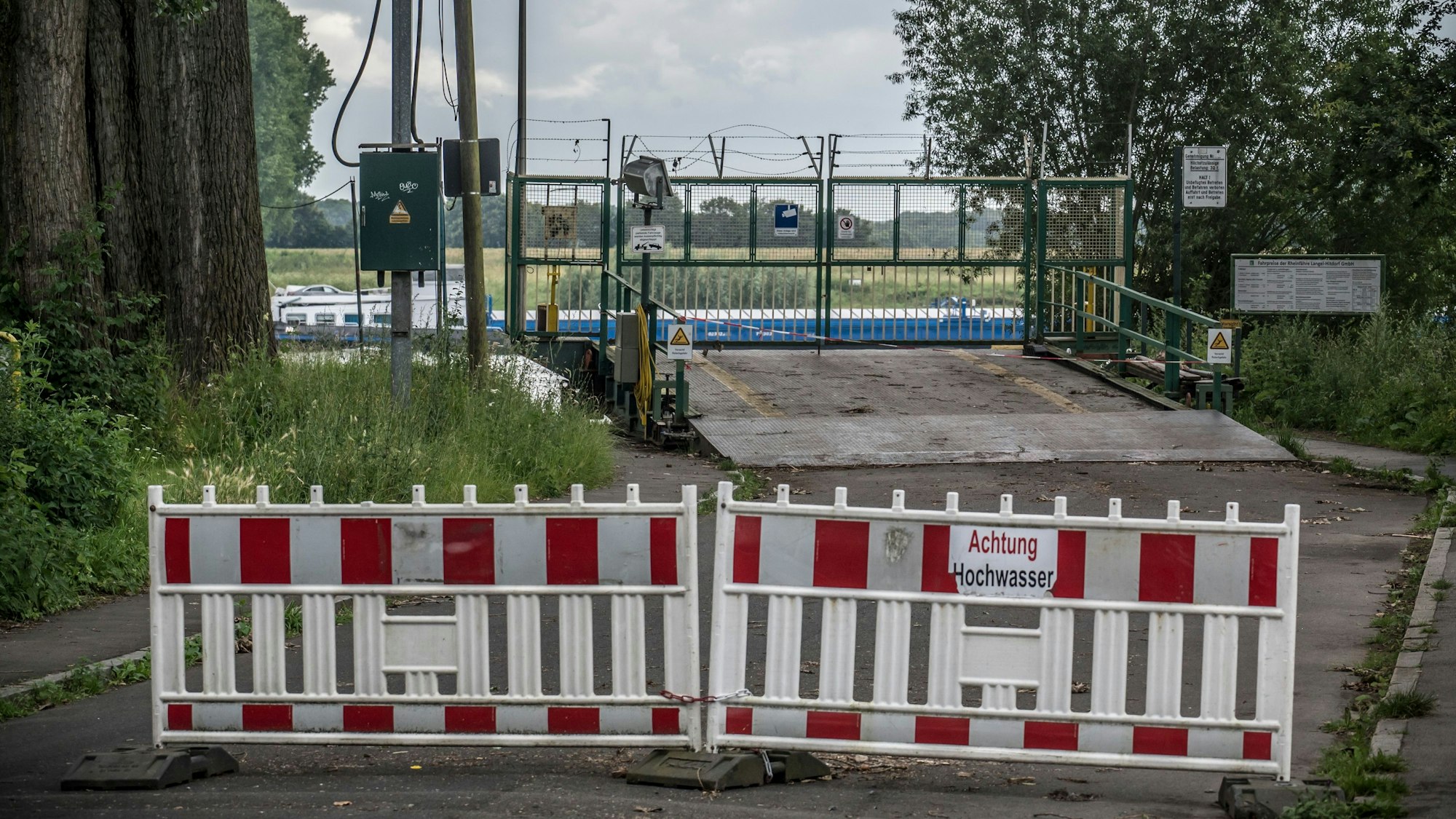 Die Fähre ist außer Betrieb.