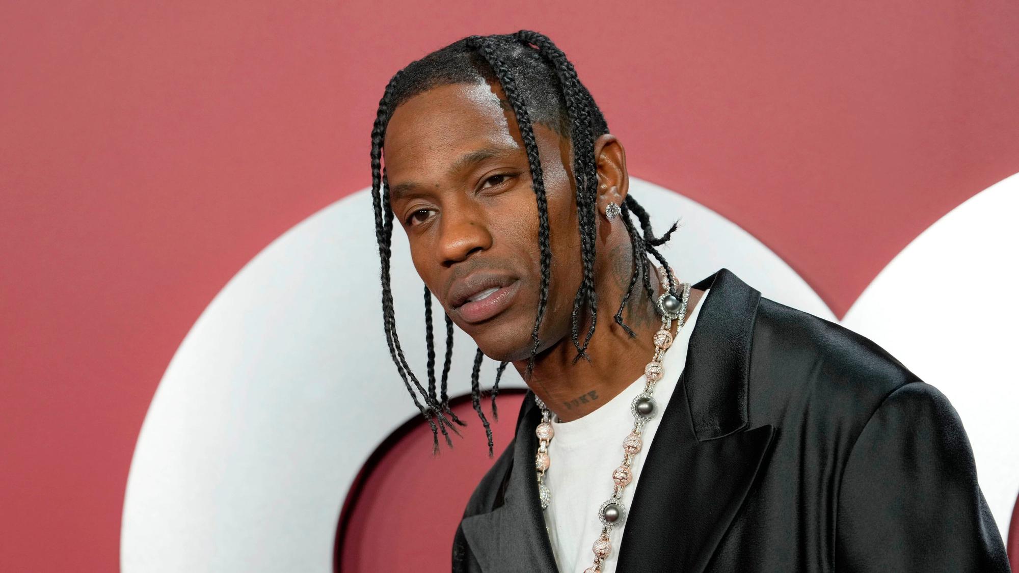 US-Rapper Travis Scott bei einer Veranstaltung des GQ Magazins in Los Angeles, USA. (Archivbild)