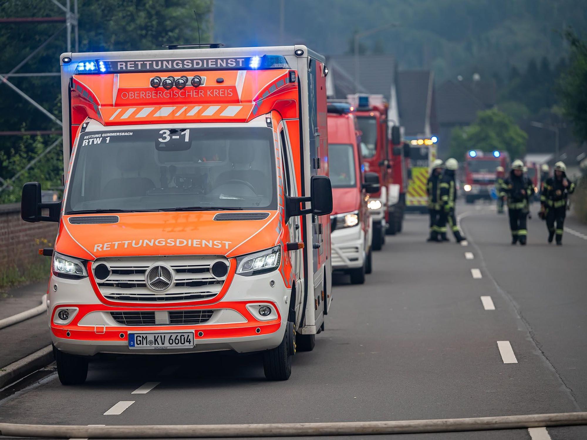 Ein Großaufgebot des Rettungsdienstes war im Einsatz.