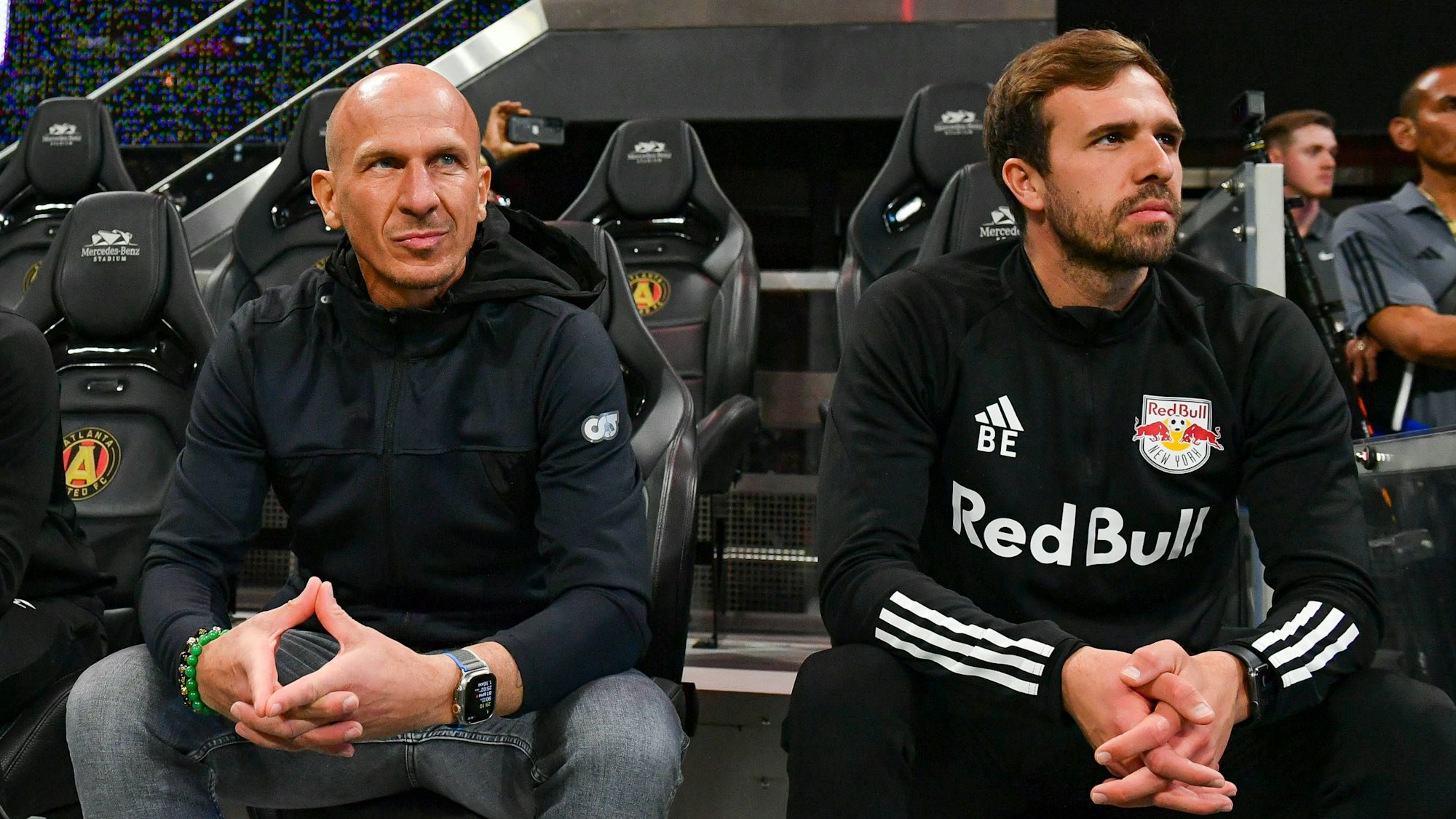 Mit Co-Trainer Bernd Eibler (r.) arbeitete der neue Kölner Chefcoach Gerhard Struber bereits bei den New York Red Bulls zusammen.