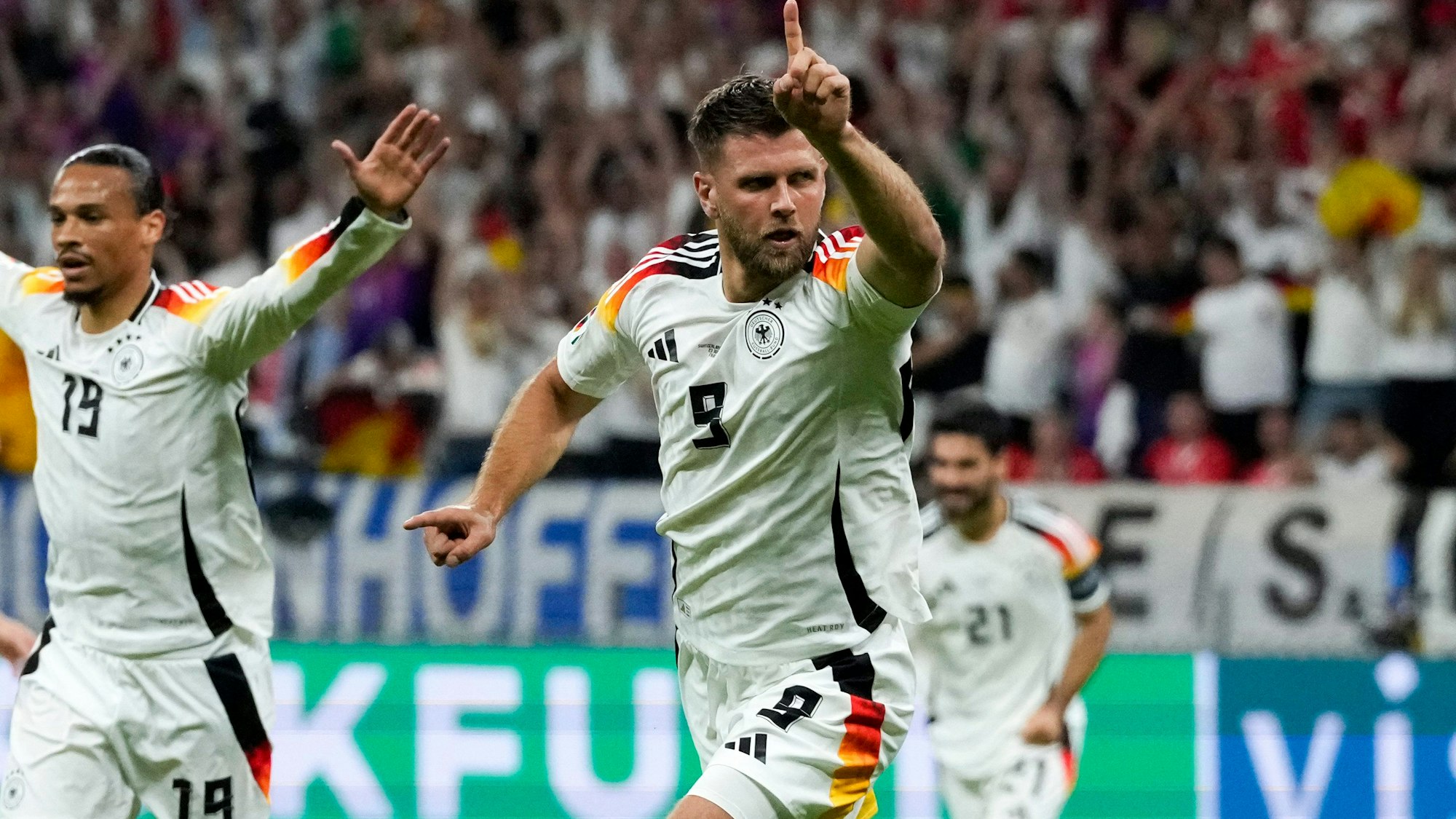 Traf in der Schlussphase zum 1:1 gegen die Schweiz: Niclas Fuellkrug