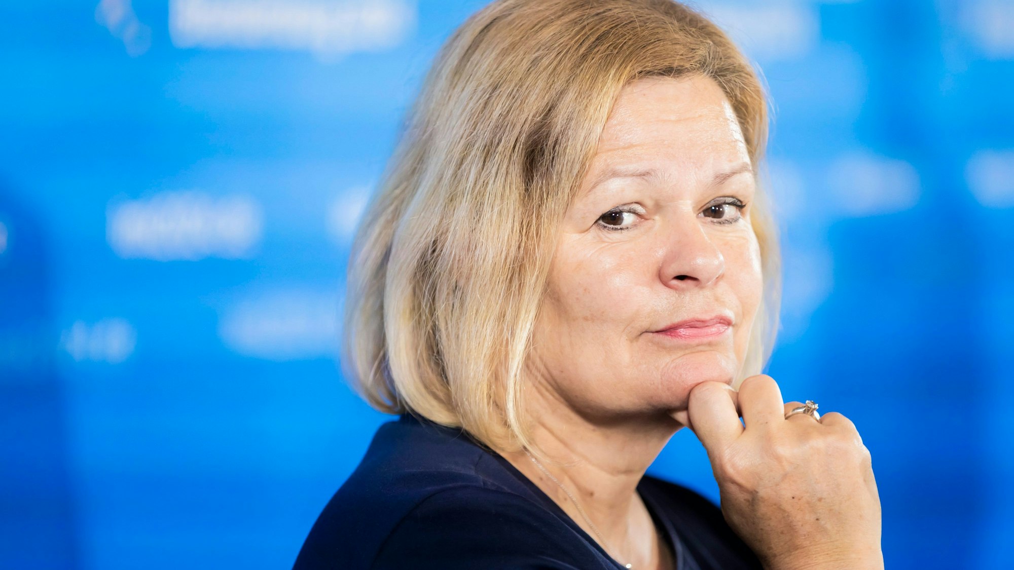 Nancy Faeser (SPD), Bundesministerin für Inneres und Heimat, hat neuen Zahlen zu EM-Einsätzen präsentiert.