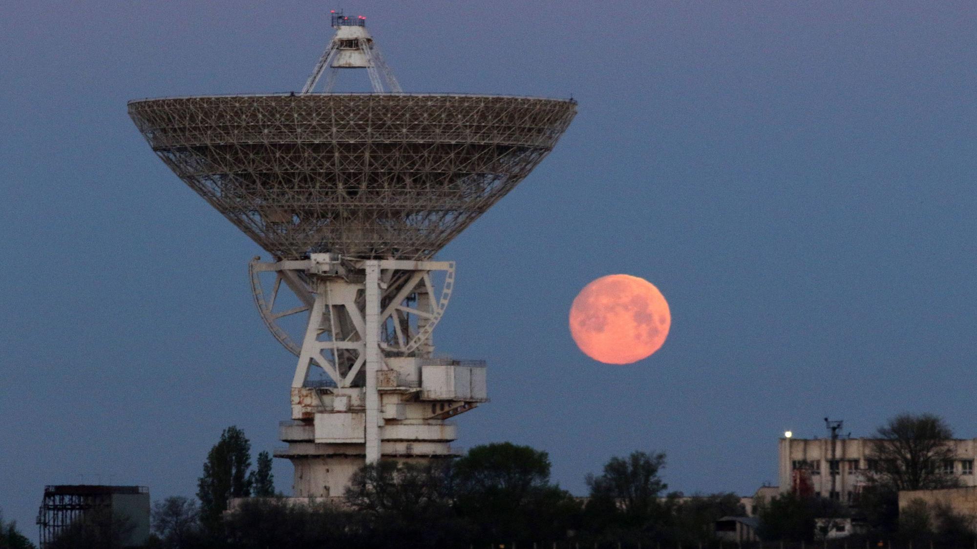 Russische Radarstation nahe Vitino auf der Krim. Unbestätigten Berichten zufolge hat die Ukraine die russische Stellung am Sonntag mit Raketen angegriffen. (Archivbild)