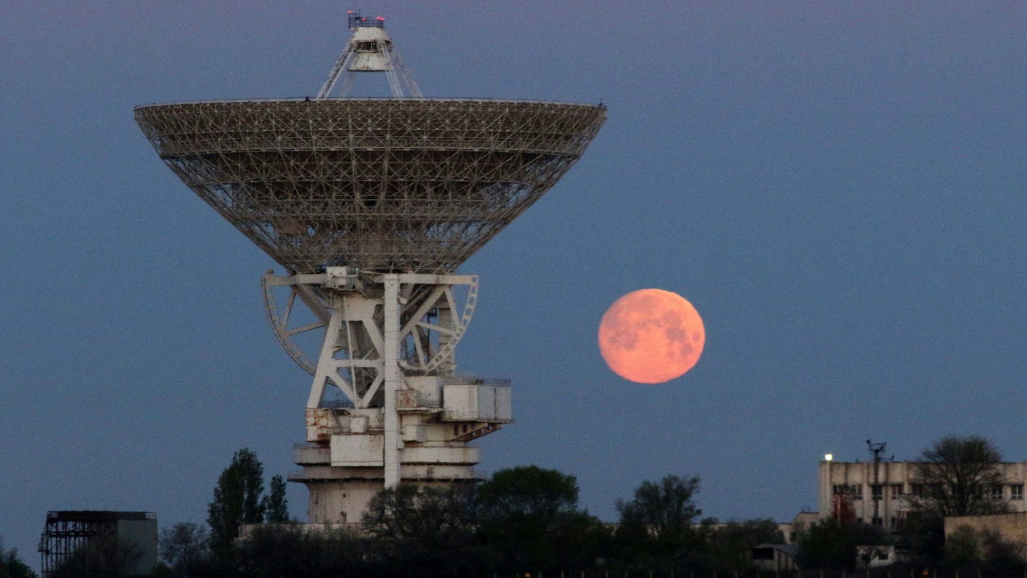 Russische Radarstation nahe Vitino auf der Krim. Unbestätigten Berichten zufolge hat die Ukraine die russische Stellung am Sonntag mit Raketen angegriffen. (Archivbild)