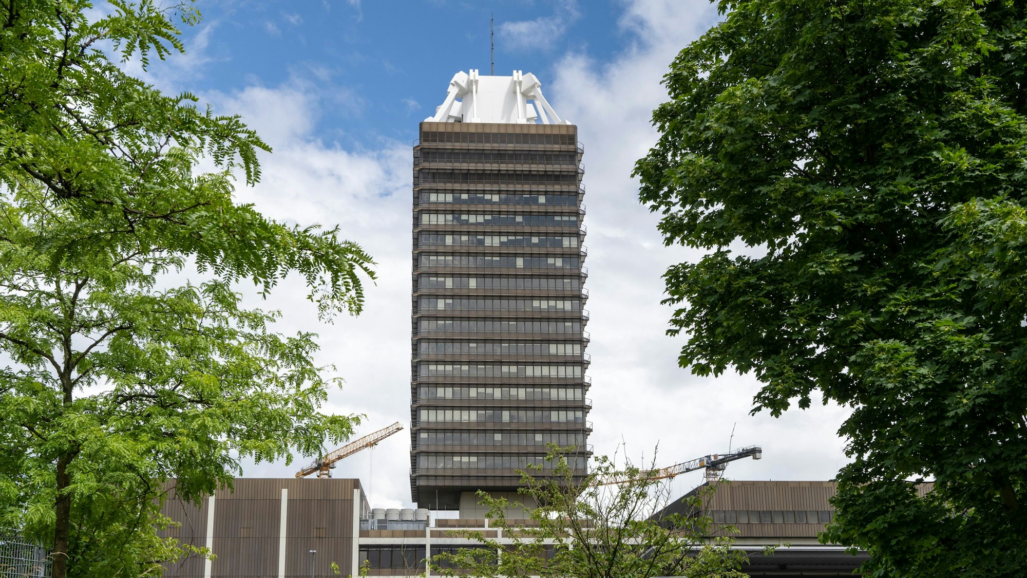 Das DLF-Funkhaus des Deutschlandradios in Köln-Raderberg. Das Gebäude steht seit Anfang 2024 unter Denkmalschutz.