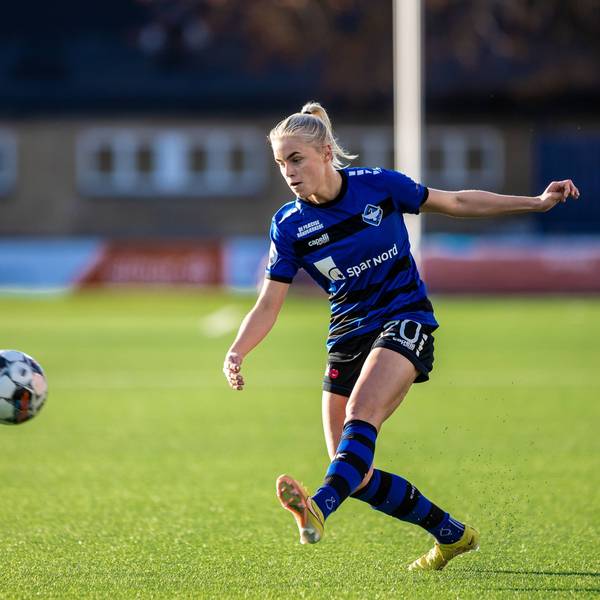 Sundby v HB Koge, Danish Gjensidige Kvindeliga football, Denmark, Copenhagen Copenhagen, Denmark. 05th, November 2022. Cornelia Kramer 20 of HB Koege seen in the Gjensidige Kvindeliga match between Sundby and HB Koge at Sundby Idraetspark in Copenhagen. Copenhagen Denmark PUBLICATIONxNOTxINxDENxNORxFIN Copyright: xGonzalesxPhoto/DejanxObretkovicx