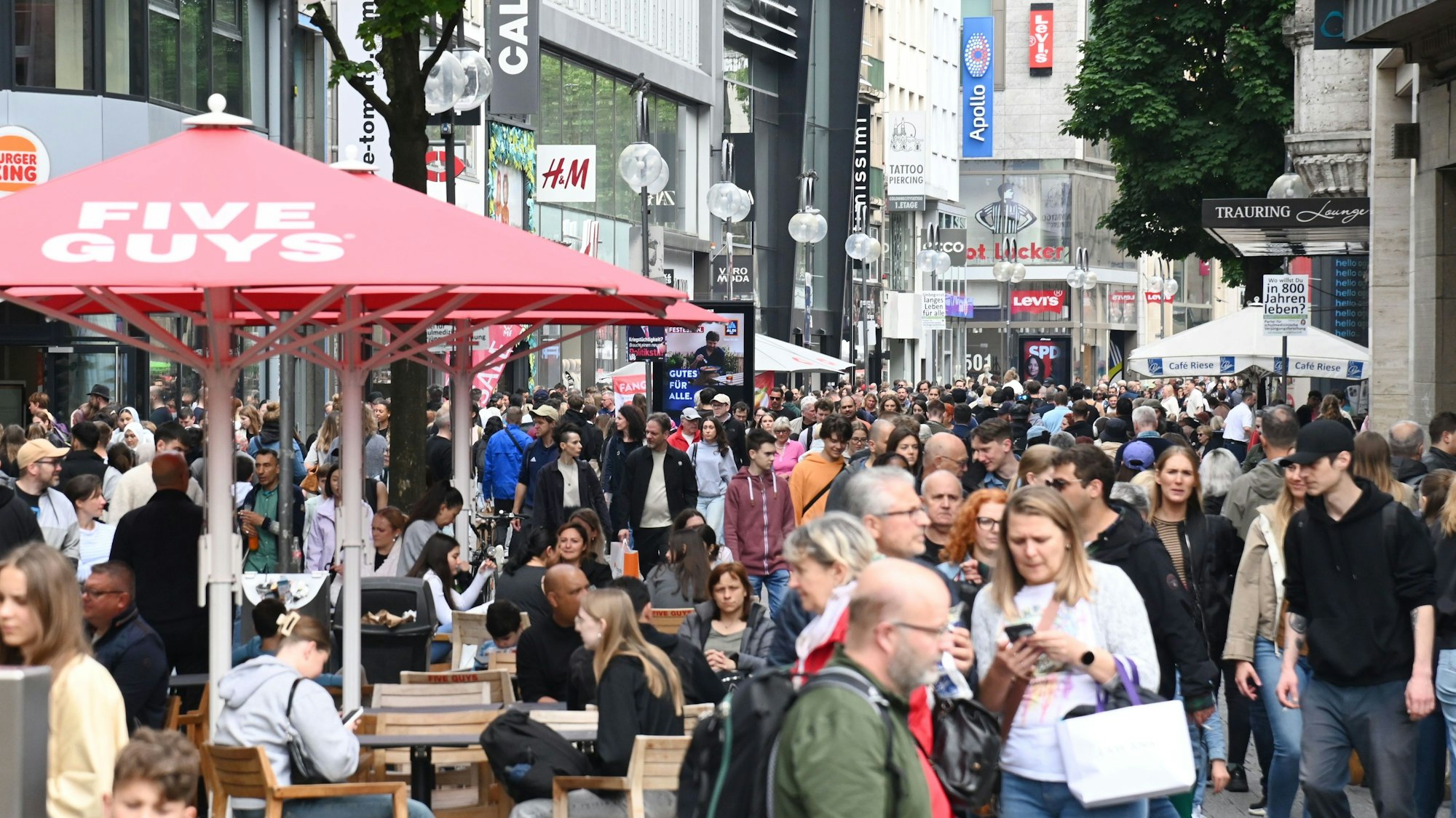 Blick in die Schildergasse