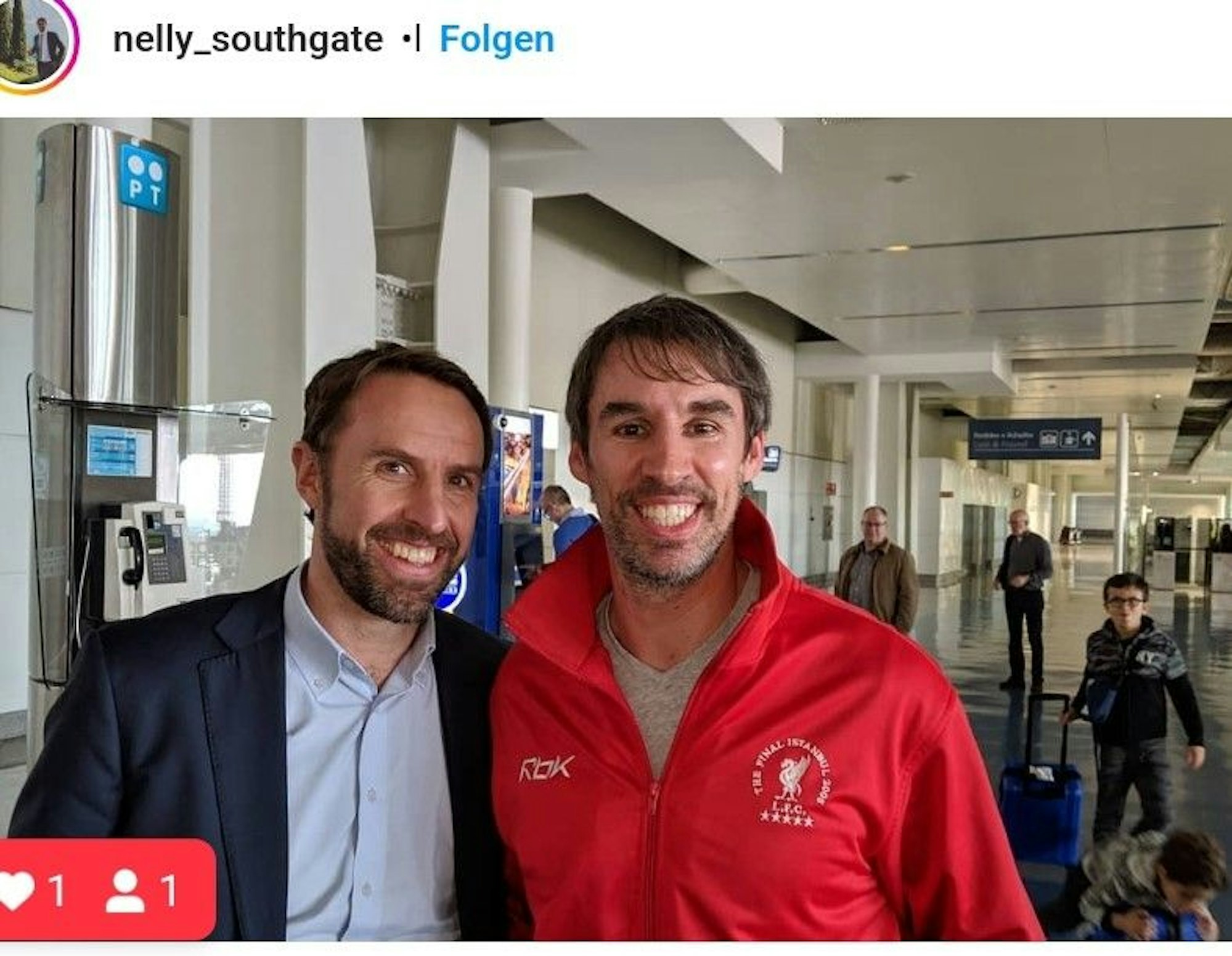 Neil Rowe (r.) hat Gareth Southgate schon dreimal getroffen, hier bei der Weltmeisterschaft 2010 in Südafrika.