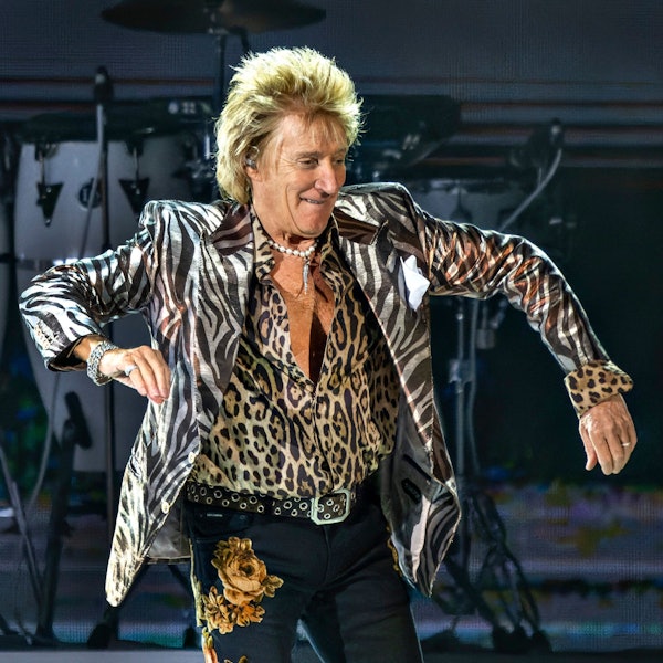 Rod Stewart bei einem Konzert in Kopenhagen. In Budapest wurde der Sänger wie zuvor schon in Leipzig ausgebuht.