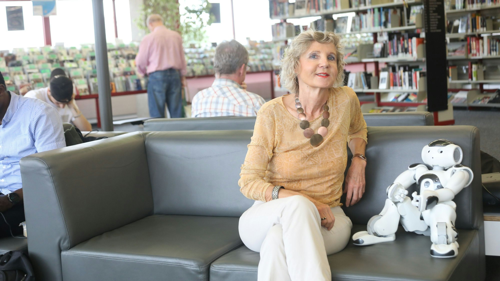 20.06.2024, Köln: Hannelore Vogt hat die Kölner Bibliothek zu einem Aushängeschild der Stadt gemacht. Jetzt verlässt Sie die Bibliothek. Foto: Arton Krasniqi