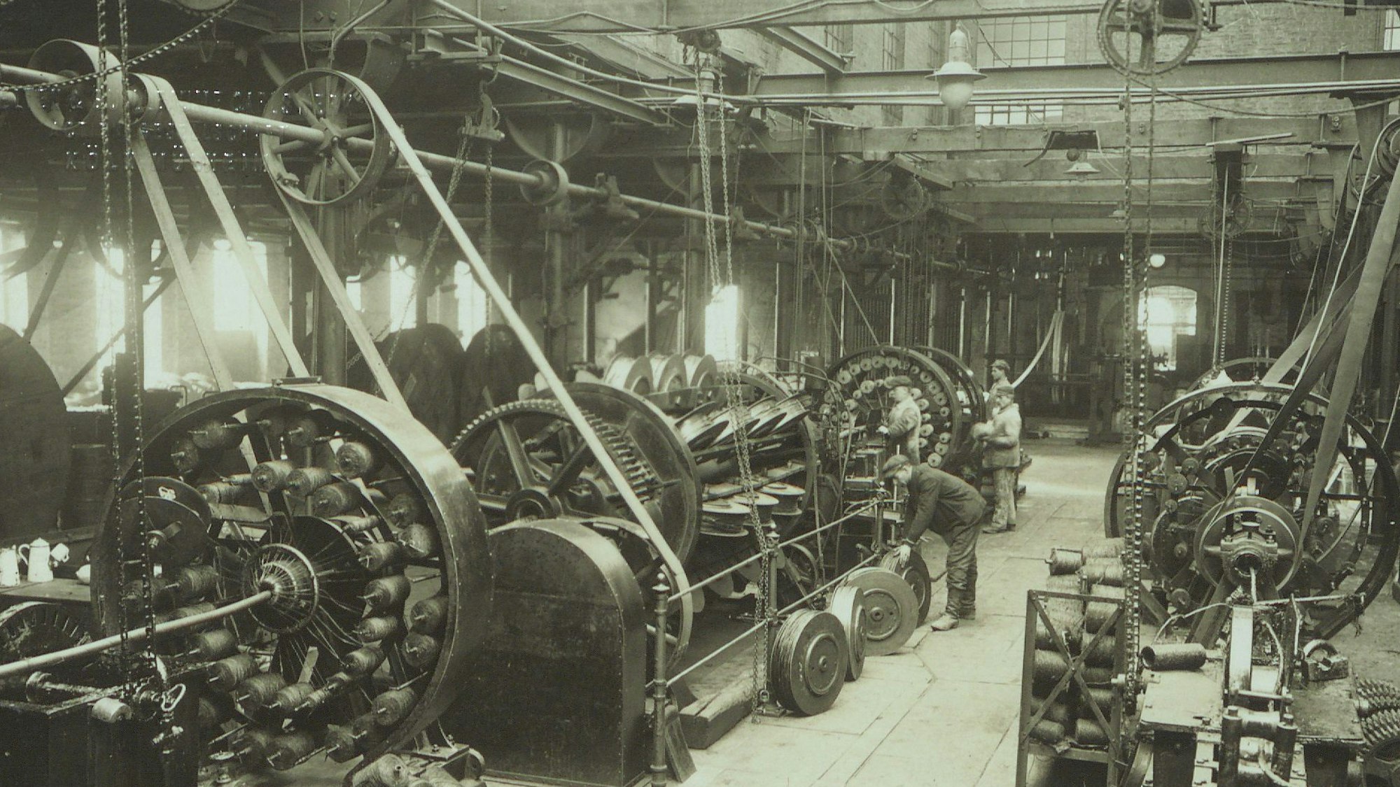 150 Jahre Carlswerk - Draht-Bewehrungsmaschine Kabelfabrik II - 1929