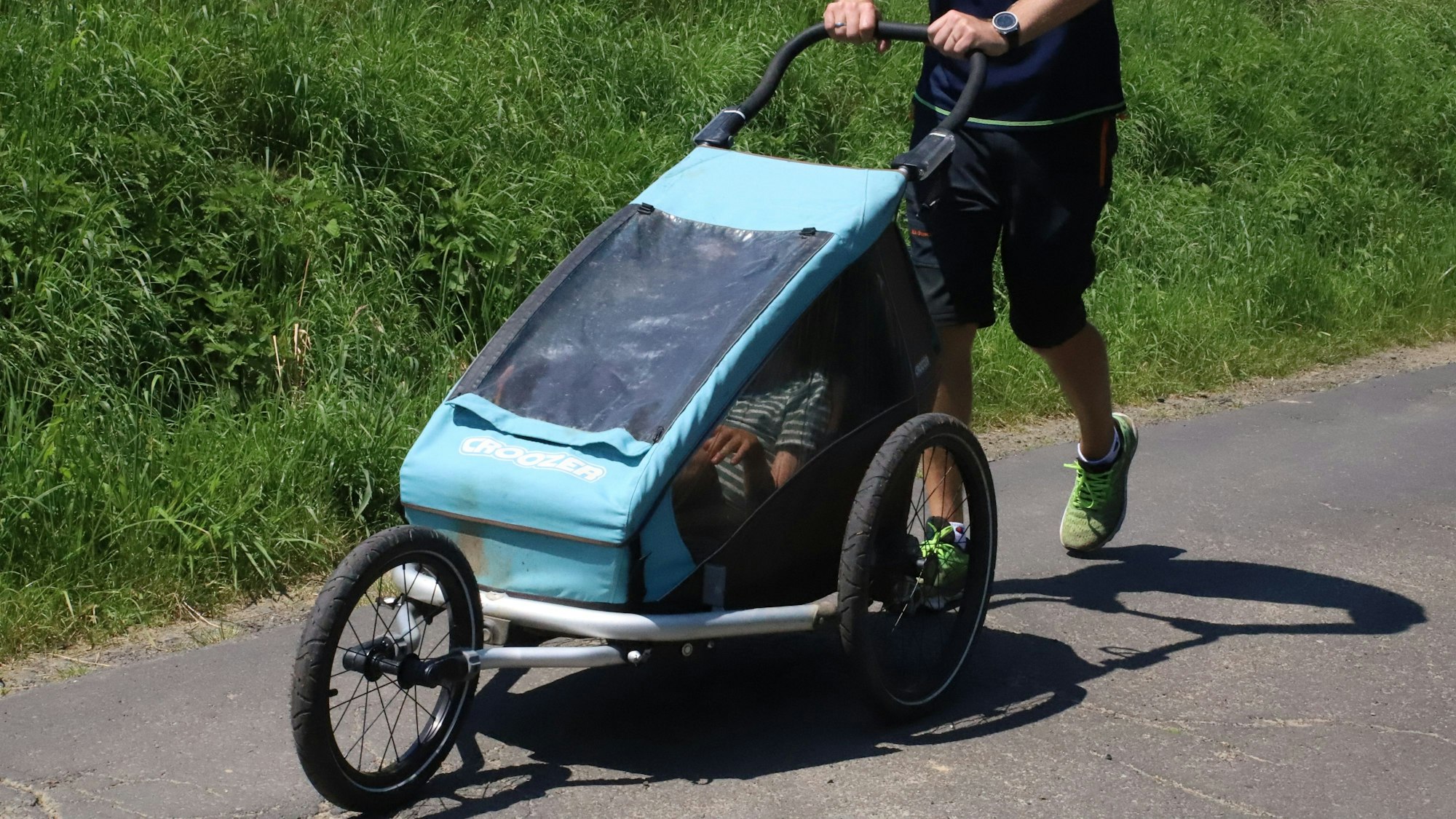 Der Cruiser von Lauri wurde vom Schnupperlauf beim Europalauf in Hennef disqualifiziert.