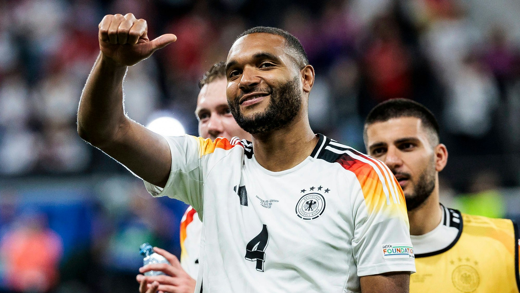 Ist derzeit bei der Heim-EM in der Nationalmannschaft gefordert: Innenverteidiger Jonathan Tah.