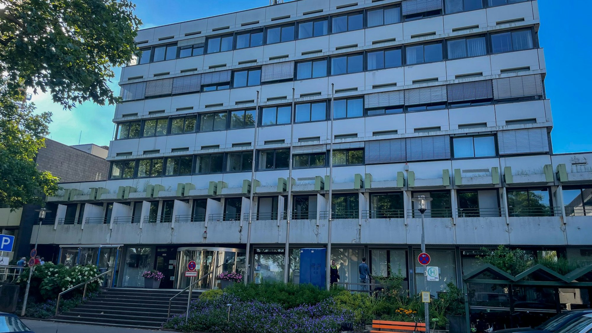 Das Rathaus in Leichlingen.