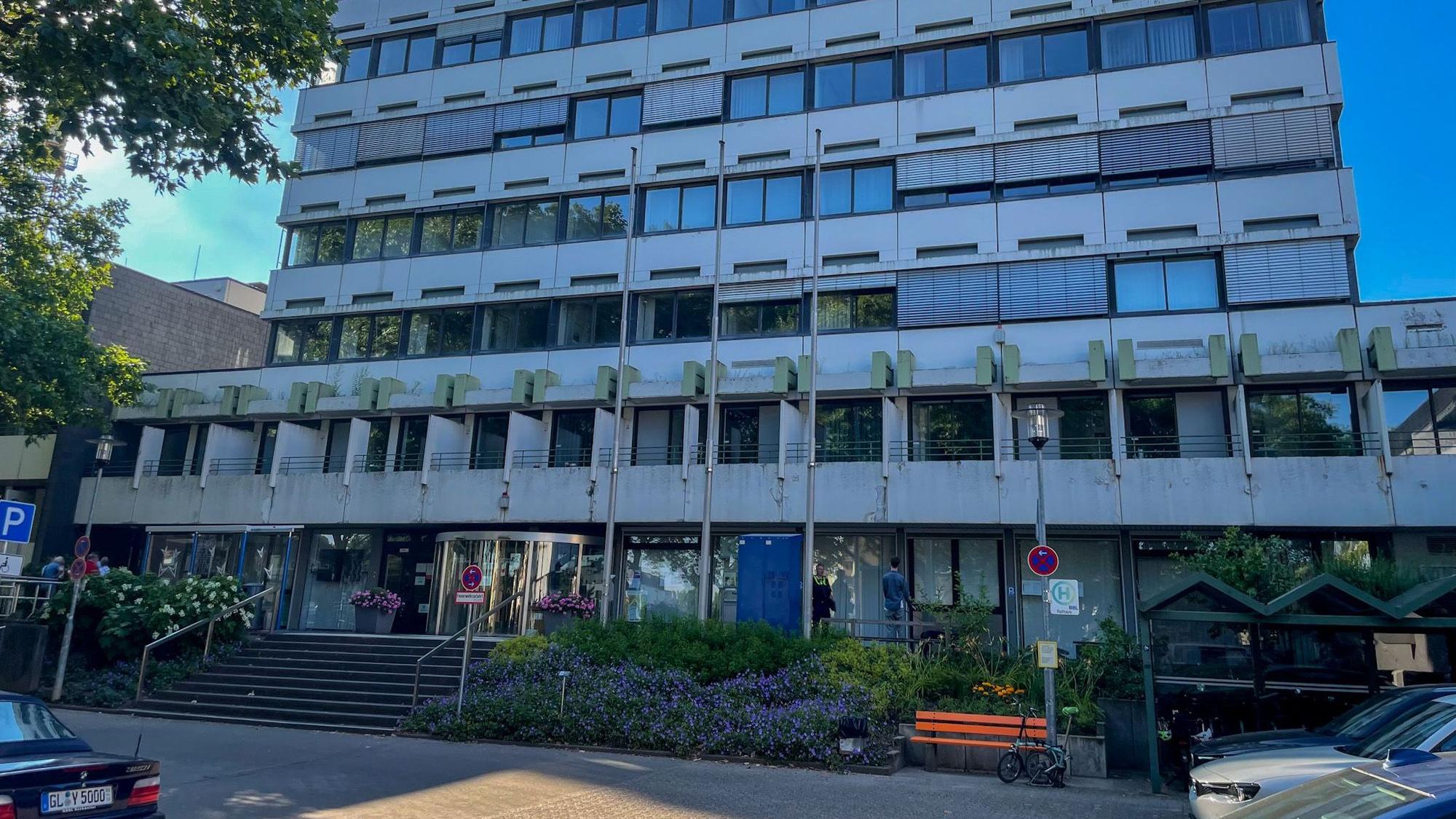 Das Rathaus in Leichlingen.