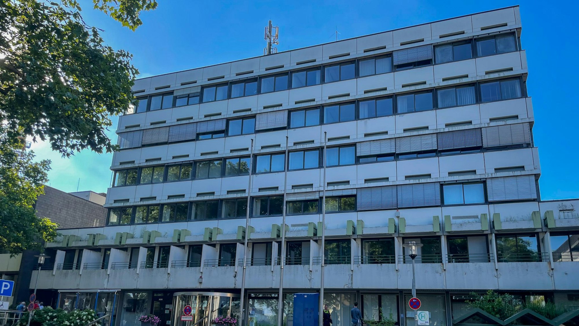 Das Rathaus in Leichlingen.