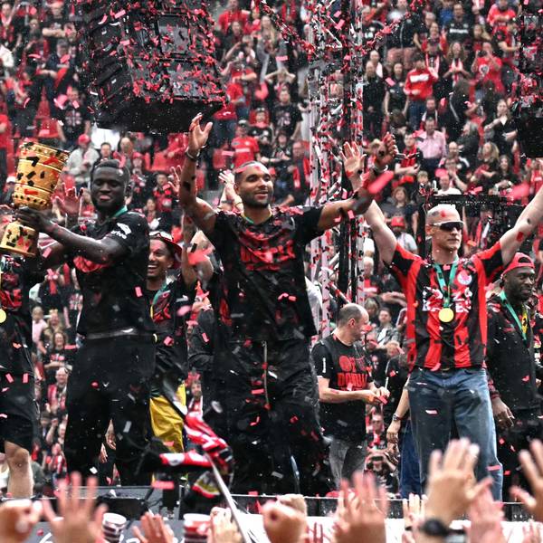 Meister und Pokalsieger 2024: Die Saison für Bayer 04 Leverkusen war eine historische.