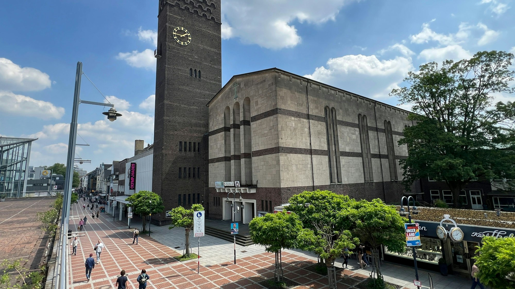 Die Umgebung von Herz Jesu