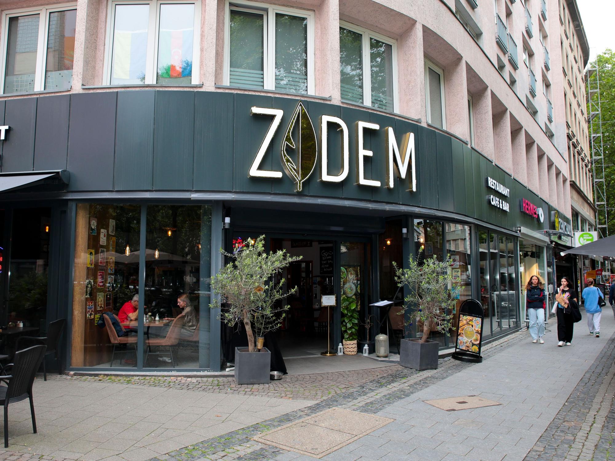Fassade des Restaurants „Zadem“.