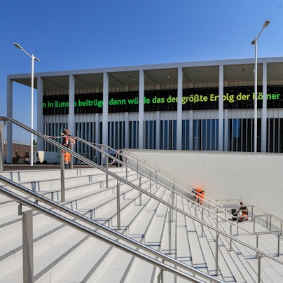 27.06.2024, Köln: Rundgang durch das neue Event- und Kongresszentrum der KölnMesse.
Foto: Michael Bause