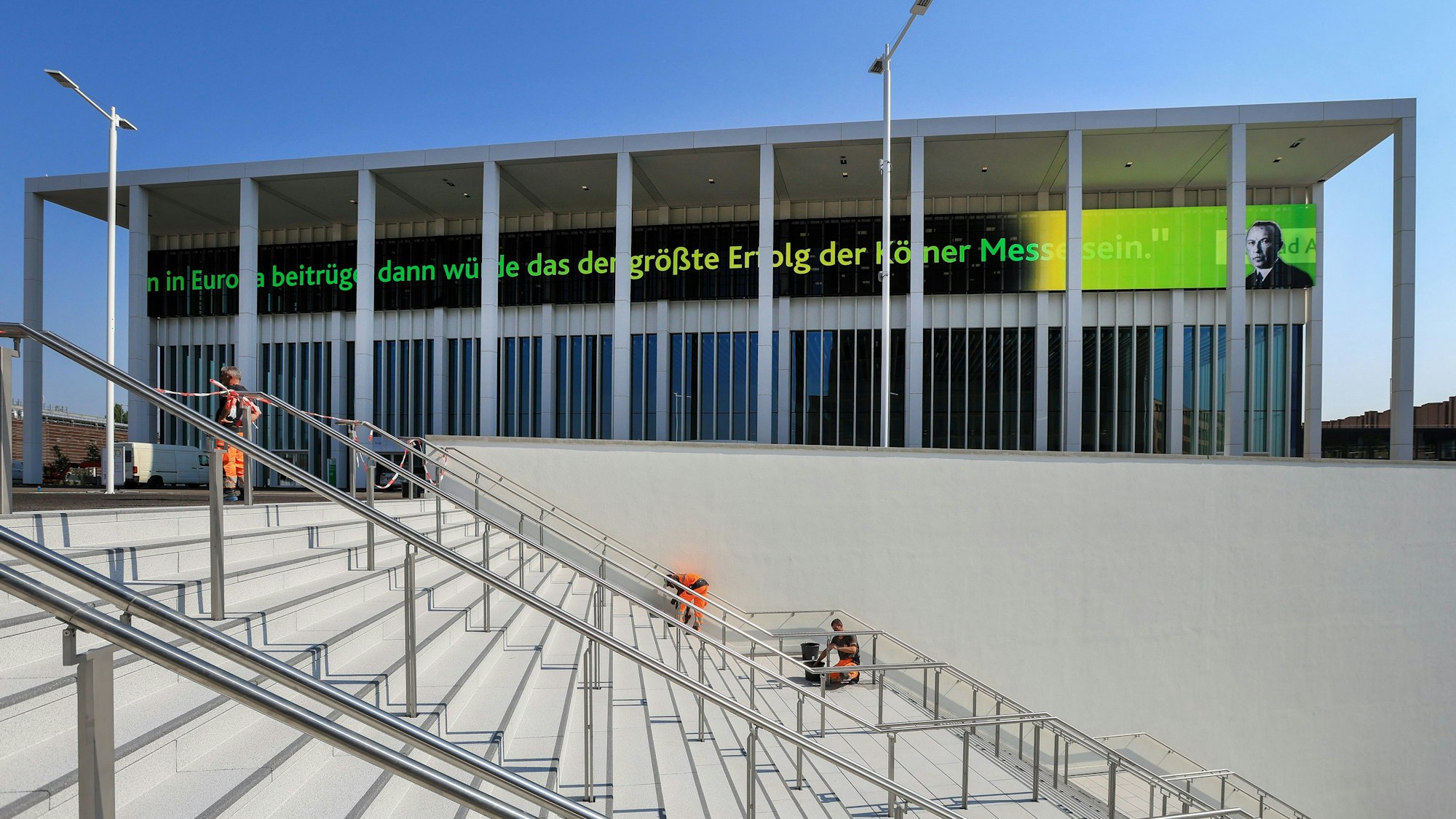27.06.2024, Köln: Rundgang durch das neue Event- und Kongresszentrum der KölnMesse.
Foto: Michael Bause