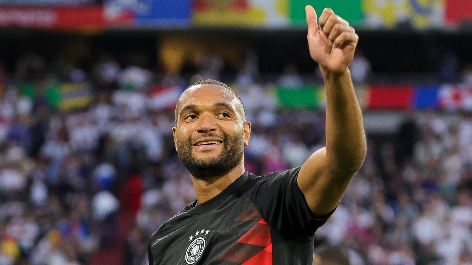 Steht vor einem Wechsel zum FC Bayern München: Jonathan Tah - hier vor dem EM-Spiel Deutschland gegen Schottland.