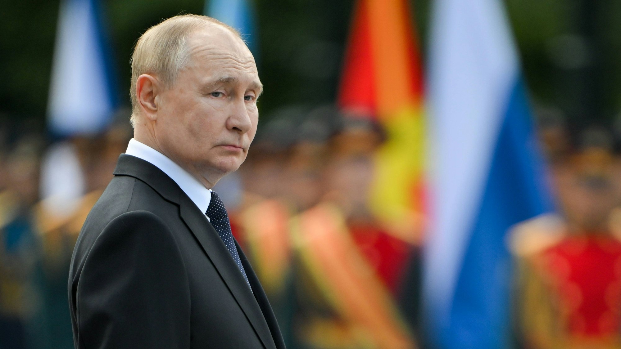 Wladimir Putins Zustimmungswerte sind in Russland zuletzt gesunken. (Archivbild)