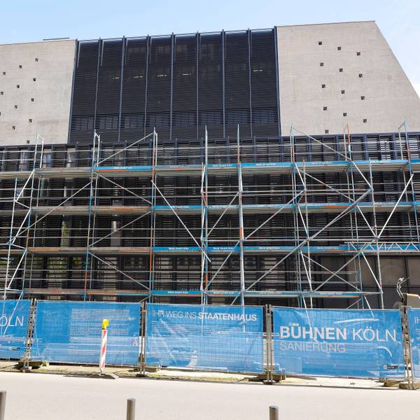 Baustelle Schauspielhaus und Oper am Offenbachplatz