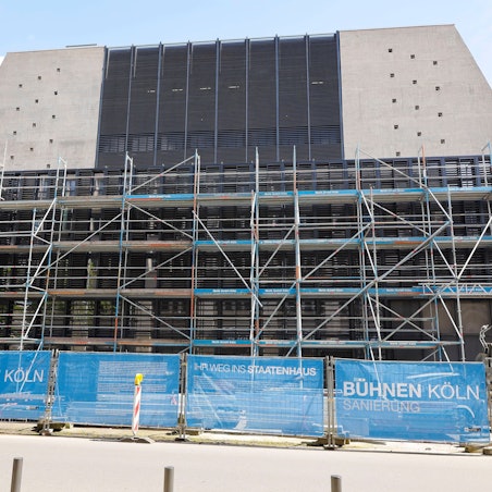 Baustelle Schauspielhaus und Oper am Offenbachplatz