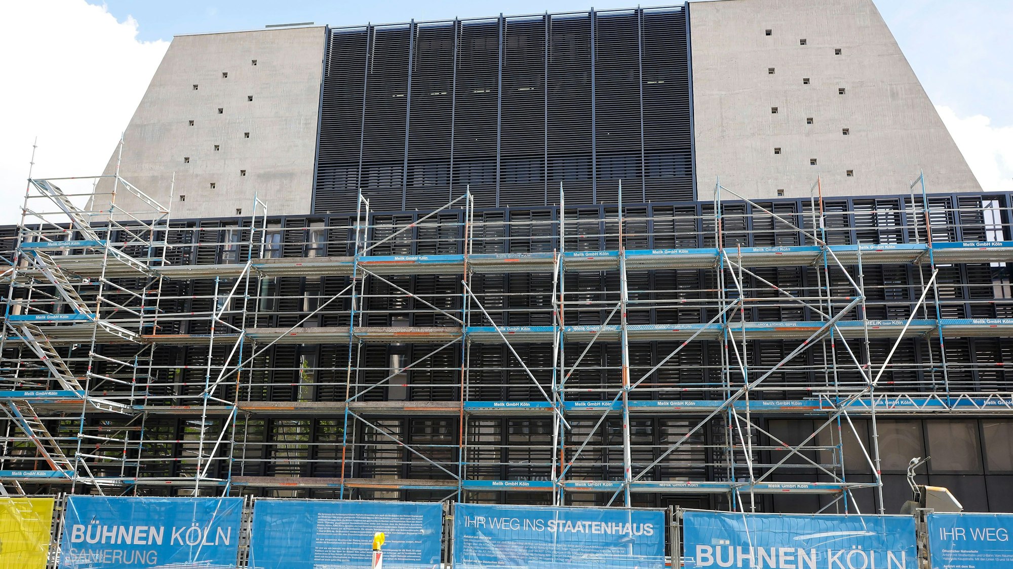 Baustelle Schauspielhaus und Oper am Offenbachplatz