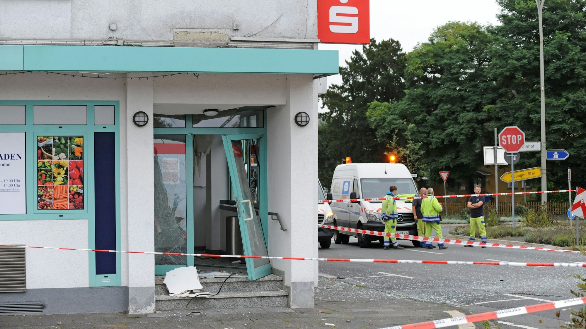 Automatensprengung Leichlingen Bahnhofstrasse
Foto: Britta Berg