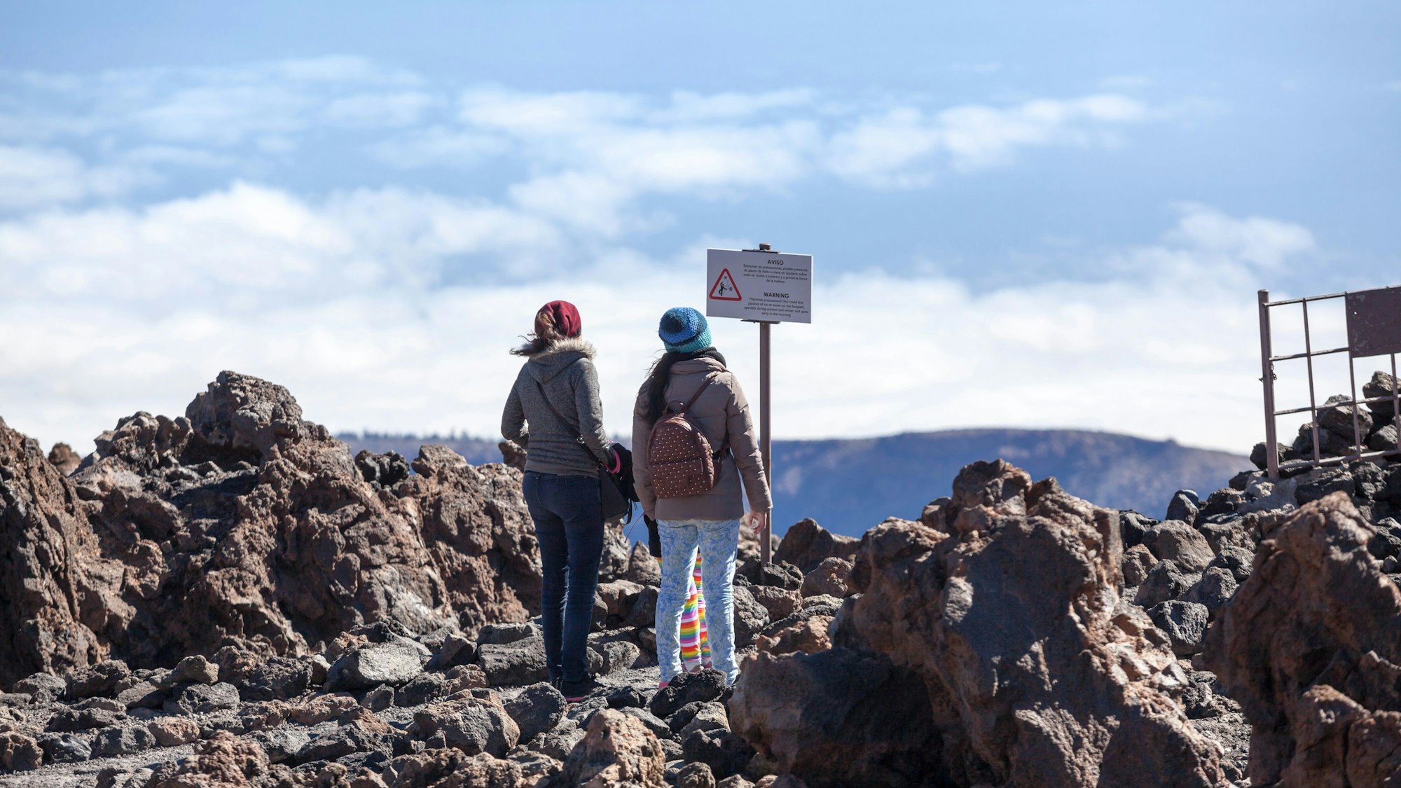 Blick auf einen Berg von Teneriffa.