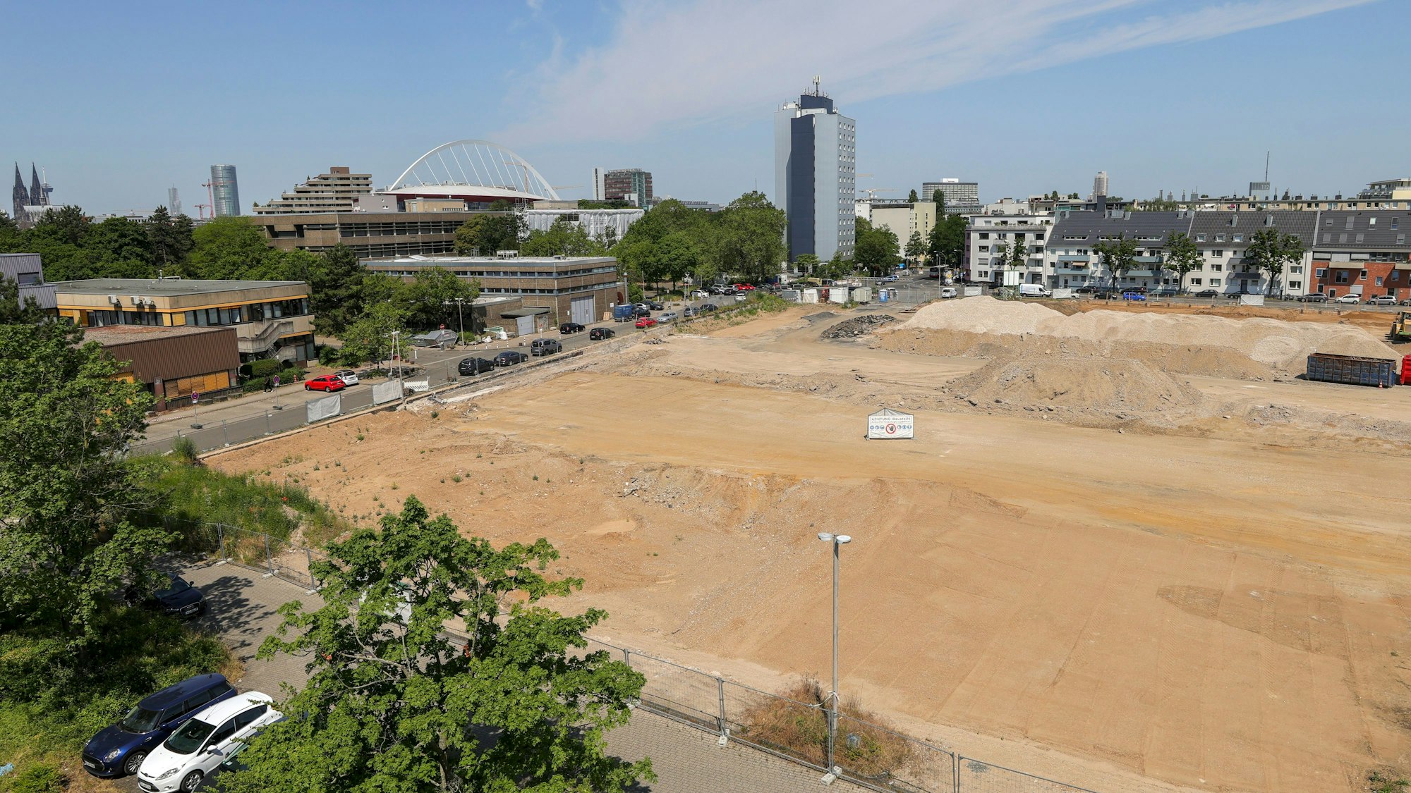 Die Baustelle am Campus Deutz der TH Köln.