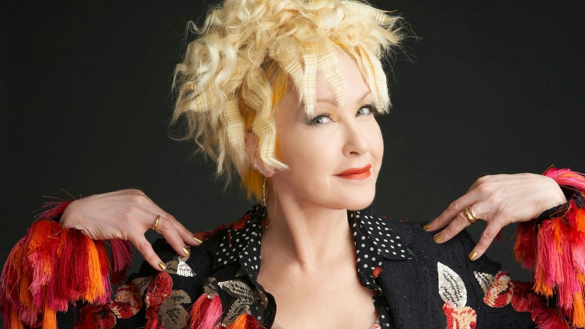 Cyndi Lauper. Photo Credit: Portrait by Timothy Greenfield-Sanders.
