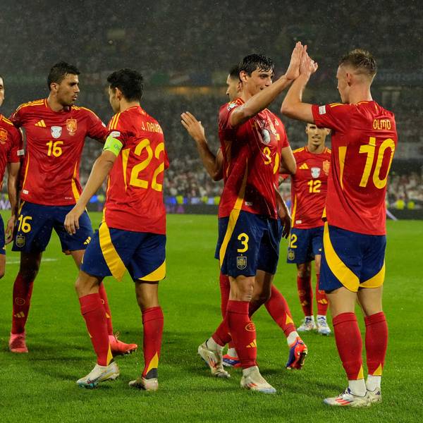 Spanien bejubelt in Köln insgesamt vier Tore und steht nach dem 4:1 gegen Georgien im EM-Viertelfinale gegen Deutschland.