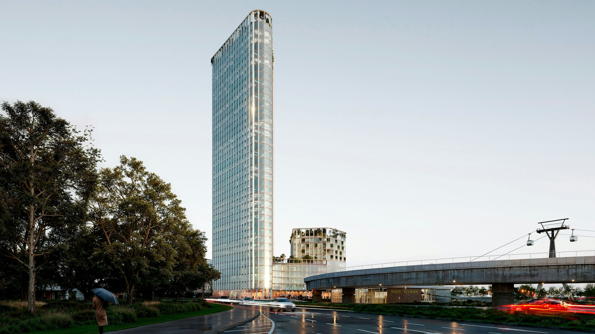 So sah der Siegerentwurf für das Hochhaus aus.