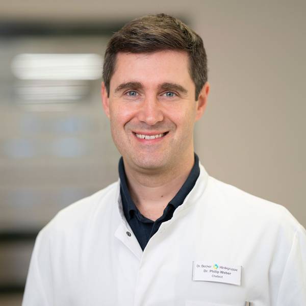 Der neue orthopädische Chefarzt, Dr. Philip Weber, 41.