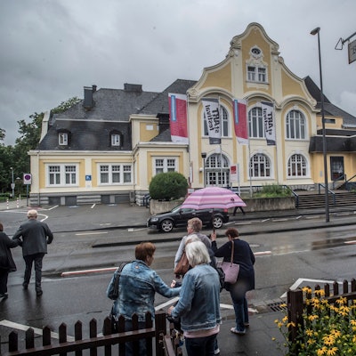 Das Erholungshaus ist noch Bayers Kulturtempel, das Haus ist, im Ensemble der Kolonie II, denkmalgeschützt.