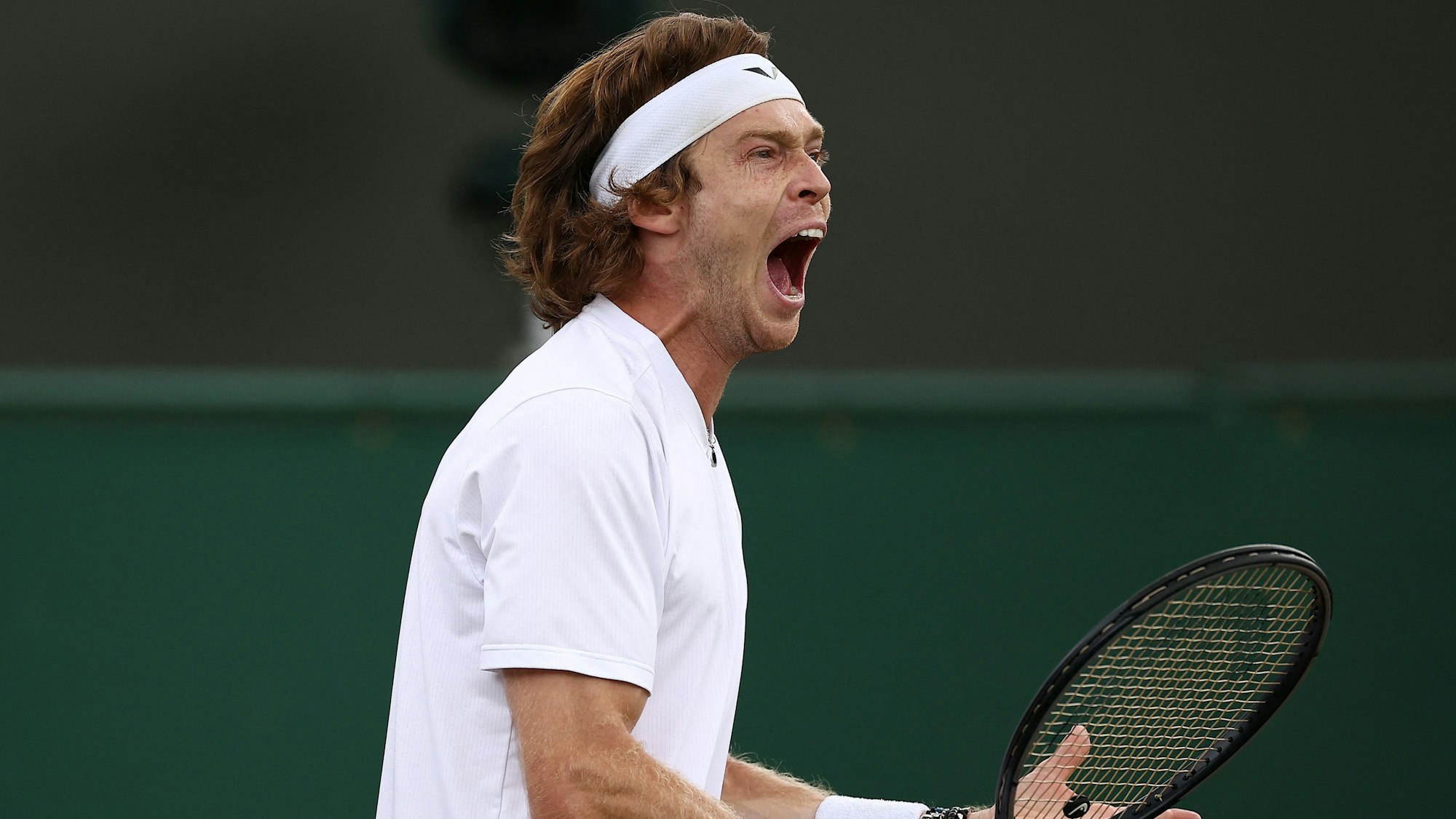 Zeigte sich unzufrieden mit seinem Spiel: Andrey Rublev verlor gegen Francisco Comesana aus Argentinien in vier Sätzen.