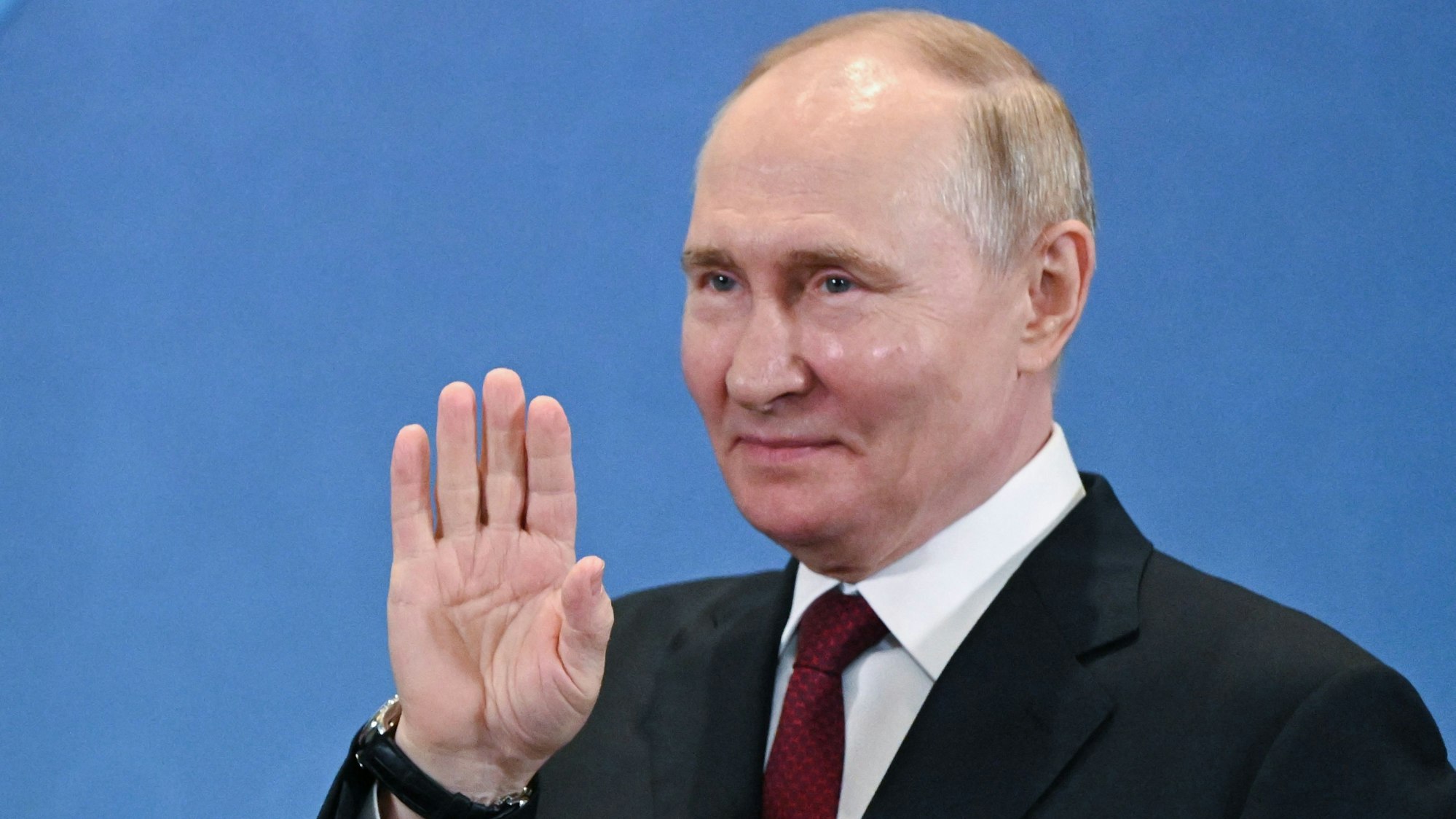 Kremlchef Wladimir Putin in Astana.