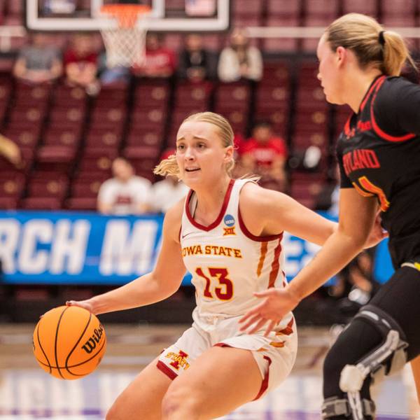 Mar 22, 2024 Palo Alto, CA, U.S.A. Iowa State guard Hannah Belanger 13goes to the basket during the NCAA, College League, USA Women s Basketball First Round Game 1 between the Iowa State Cyclones and the Maryland Terrapins. Iowa State beat Maryland 93-86 at Maple Pavilion Palo Alto,.CA. / CSM Palo Alto USA - ZUMAc04_ 20240322_zma_c04_311 Copyright: xThurmanxJamesx