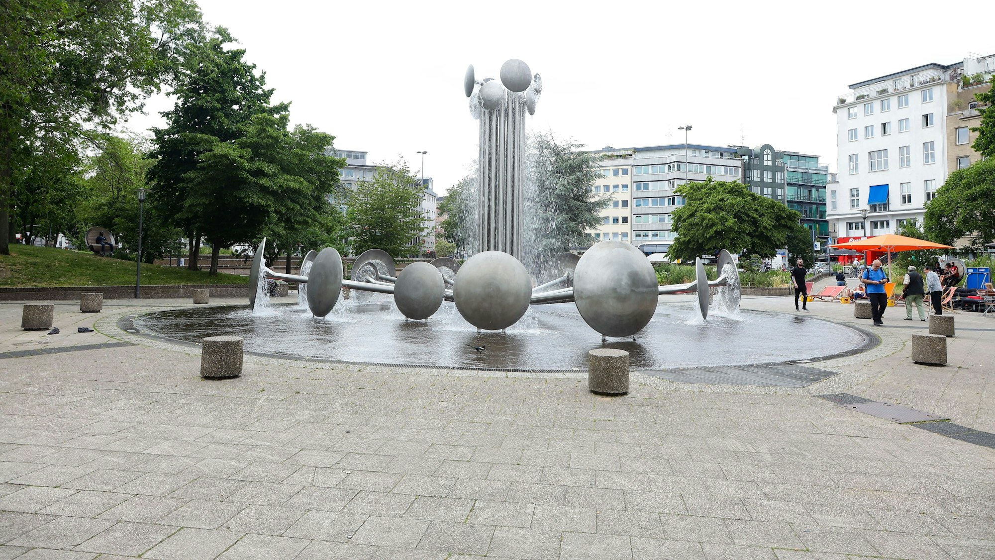 06.06.2023, Köln: Ebertplatz und die Pläne zur provisorischen Neugestaltung.Foto:dirk Borm.