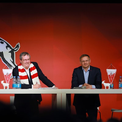 Eckhard Sauren, Werner Wolf und Christian Keller (v.r.) beim Mitgliederstammtisch im Juni