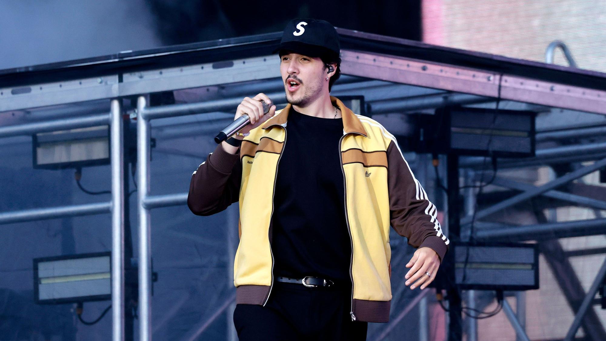 Rapper Rin auf der Red Stage beim Summerjam Festival 2024 am Fühlinger See.