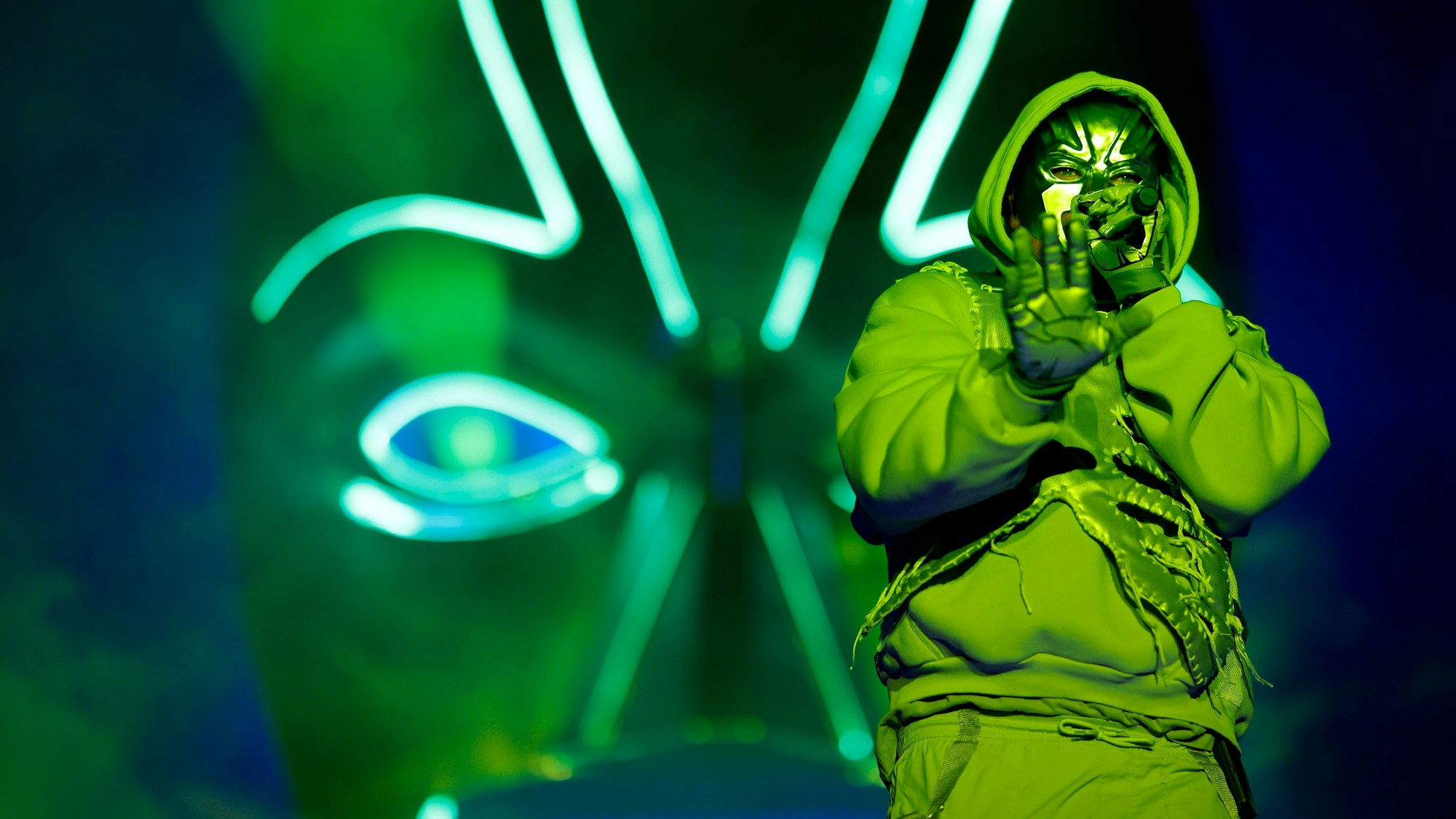 Rapper Marsimoto auf der Green Stage beim Summerjam Festival 2024 am Fühlinger See.